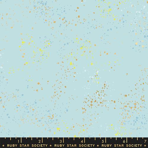 Speckled Metallic || Polar || Cotton Quilting Fabric