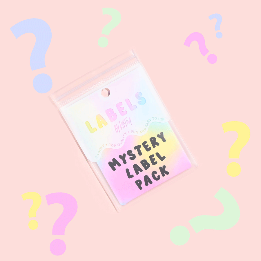 Mystery Pack Woven Labels || 6 Pack || Kylie and the Machine