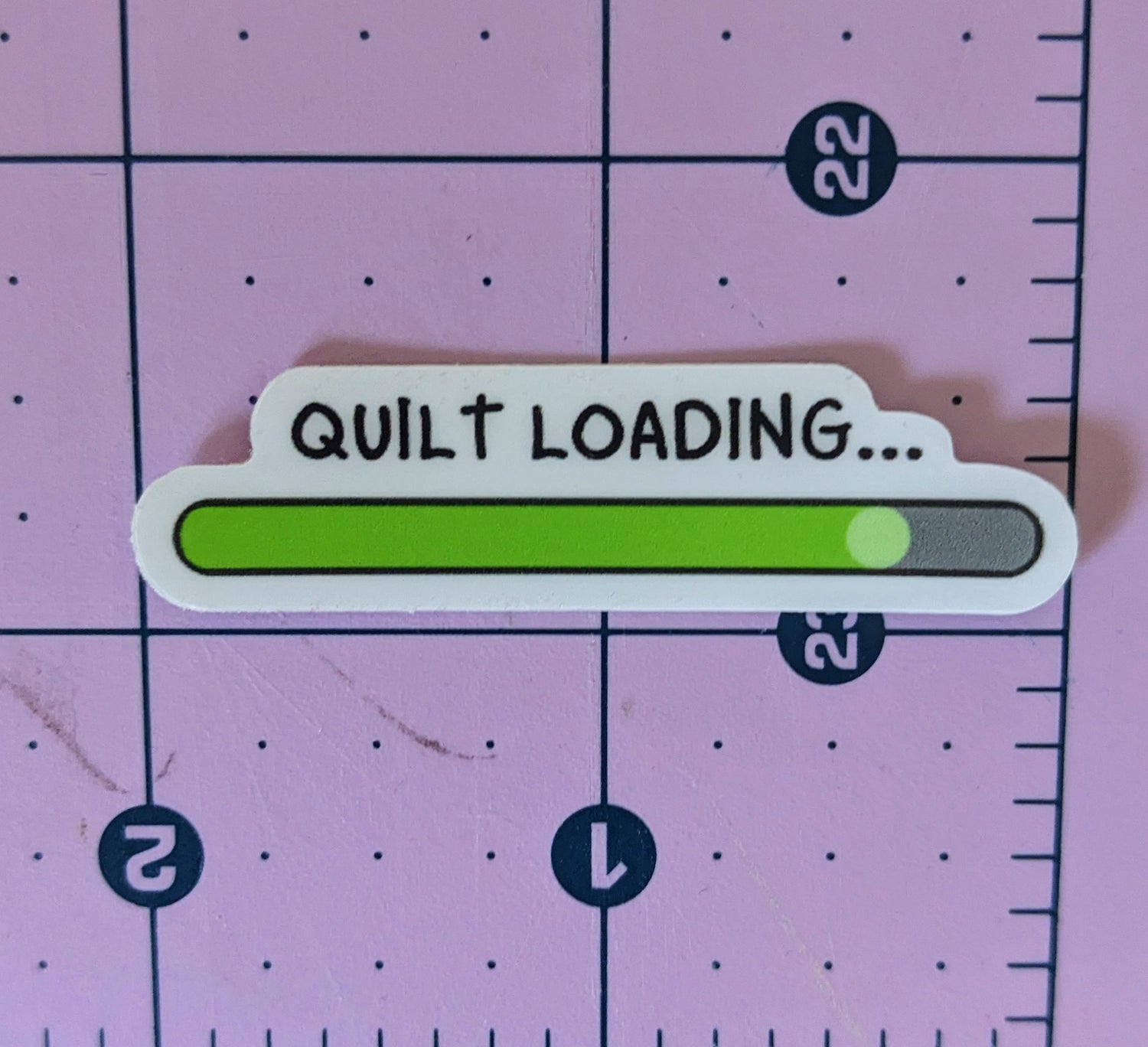 Quilt Loading Sticker