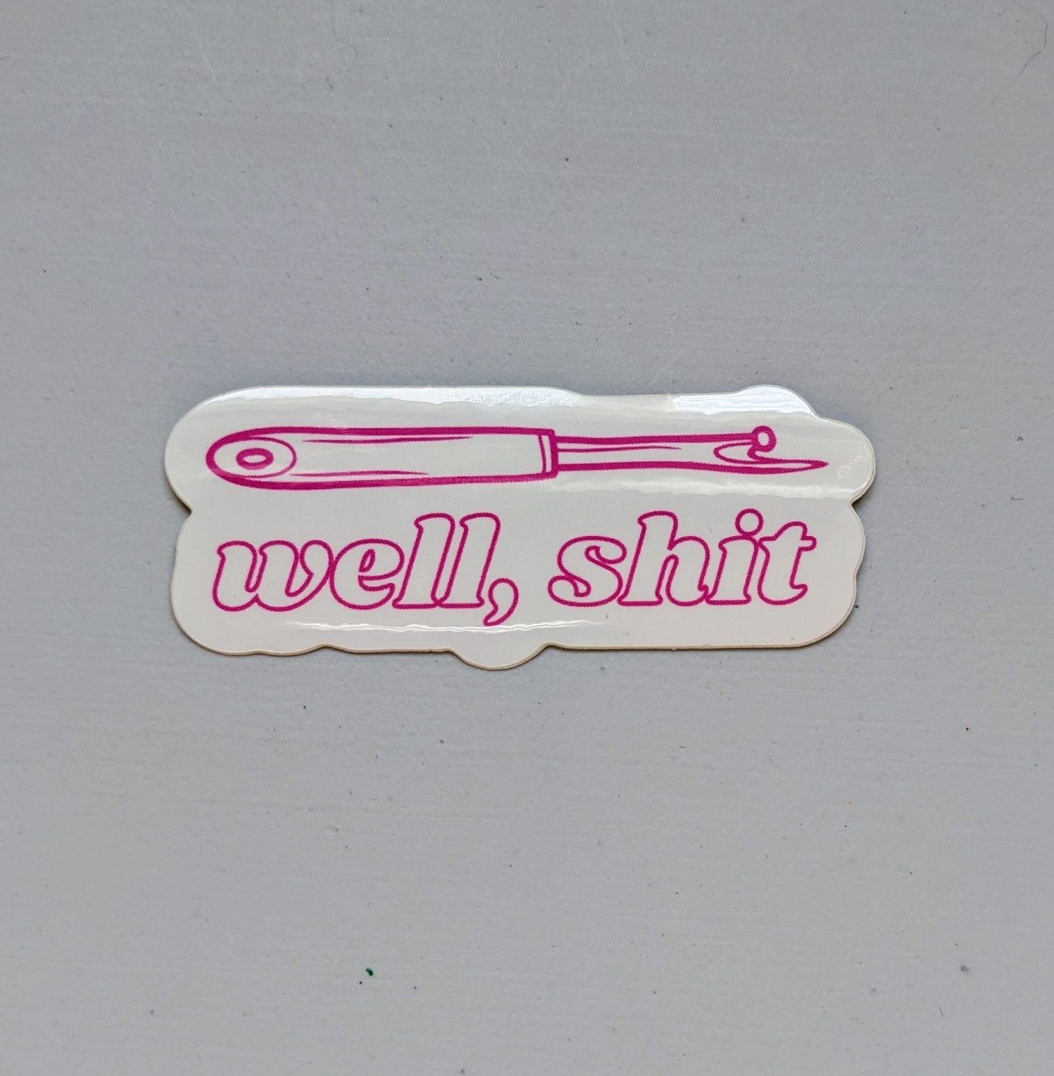 Well, Sh*t Seam Ripper Sewing Quilting Sticker