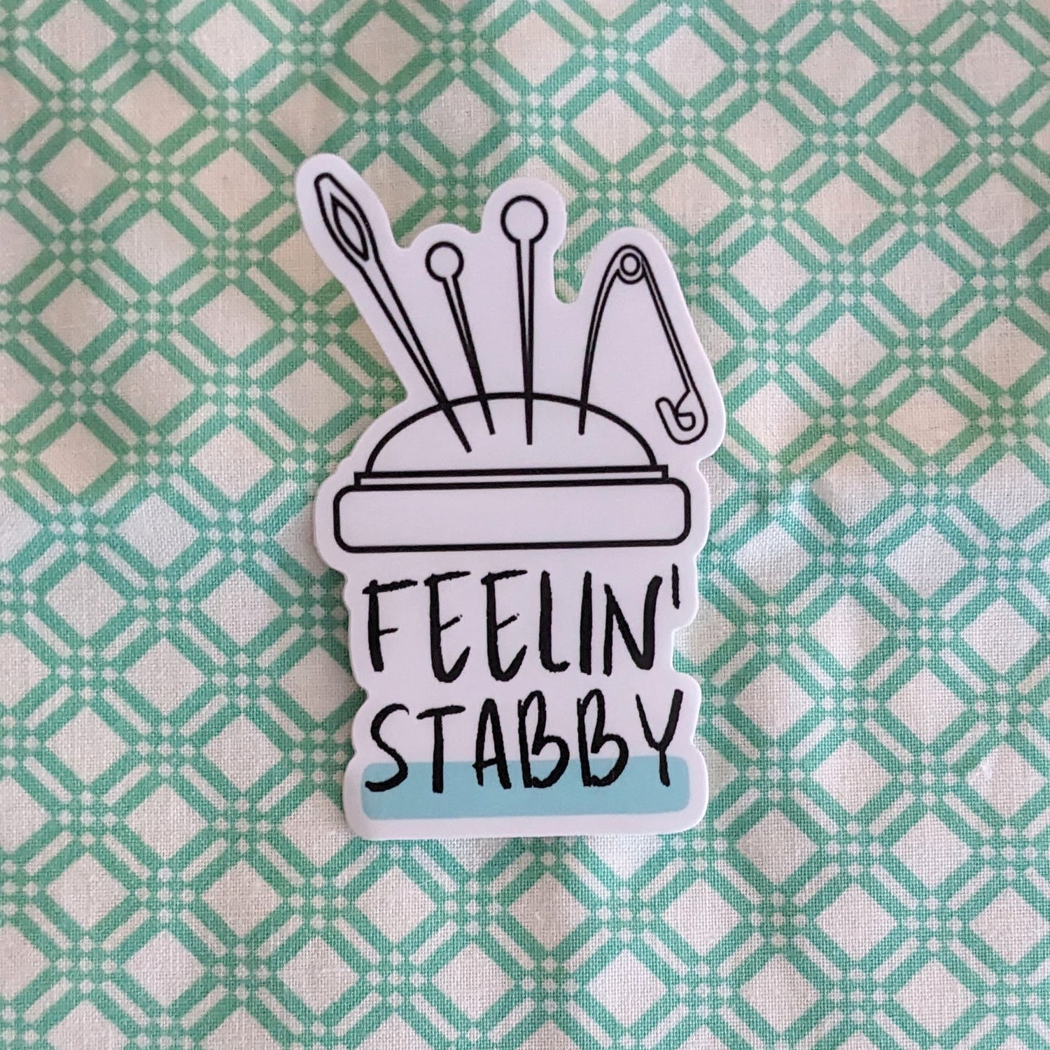 Feelin' Stabby Vinyl Sticker