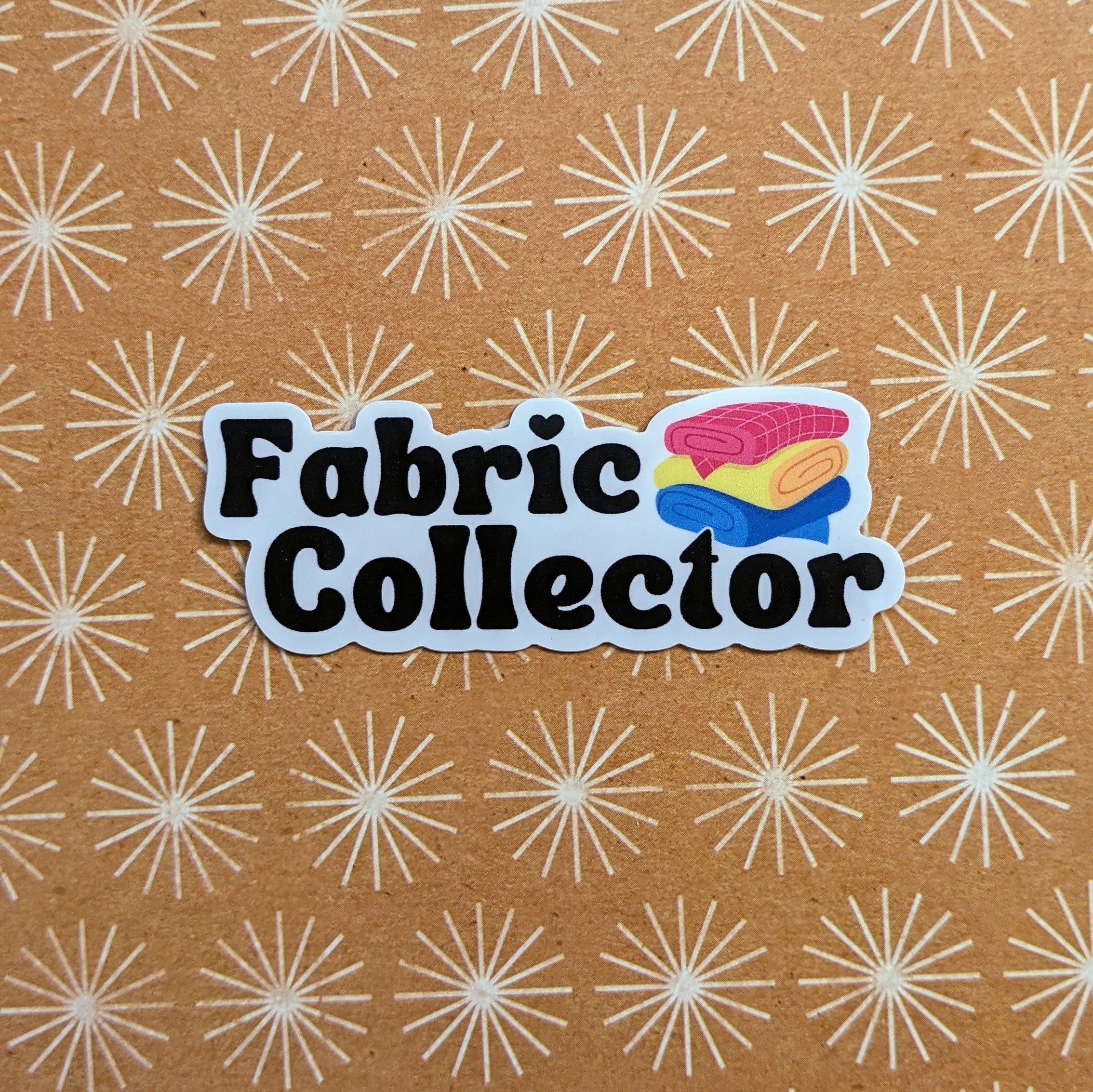 Fabric Collector Vinyl Sticker French Fry Quilt Company