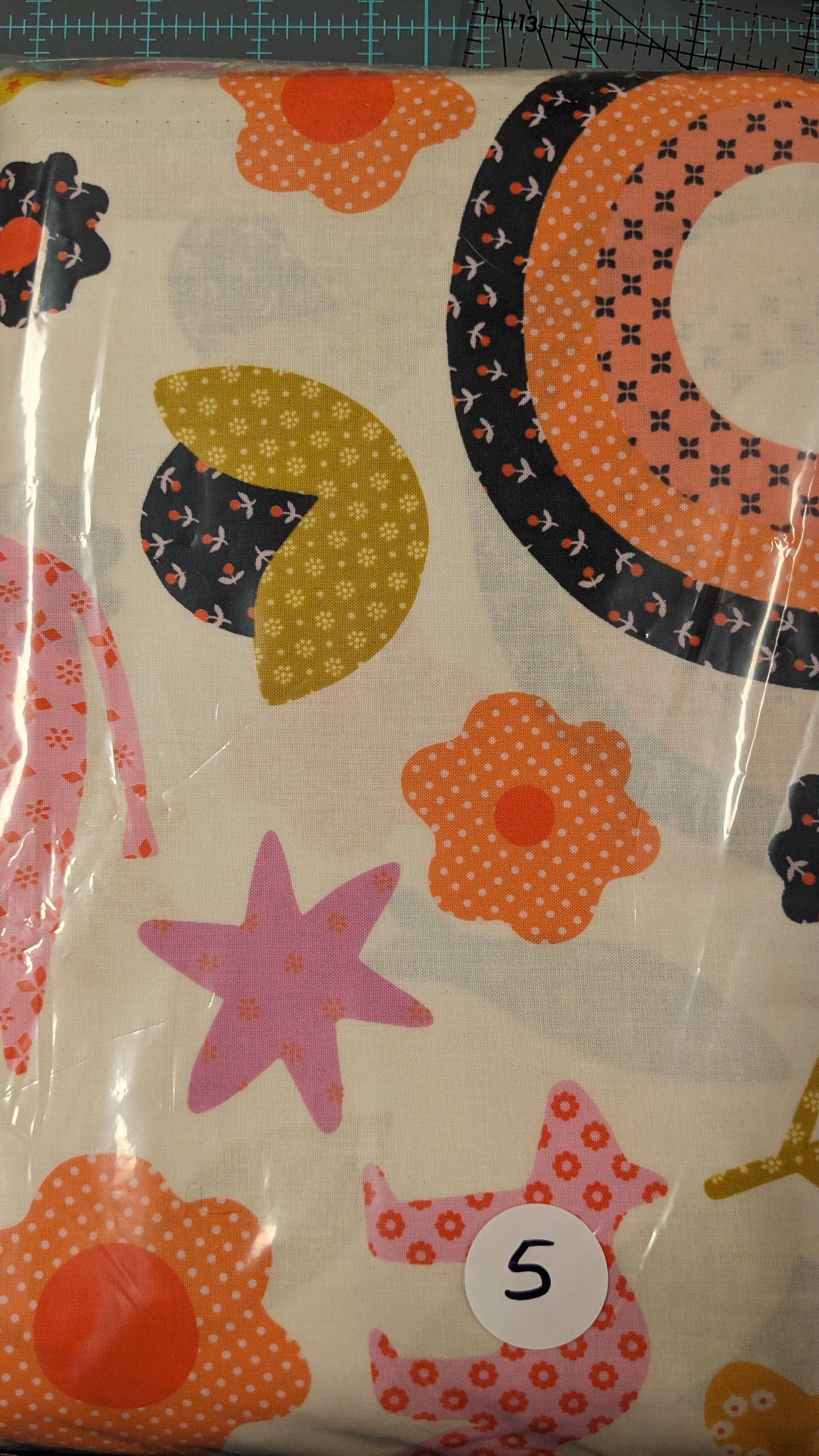 Meadow Star  || Cotton Quilting Fabric 5-Yard Backing