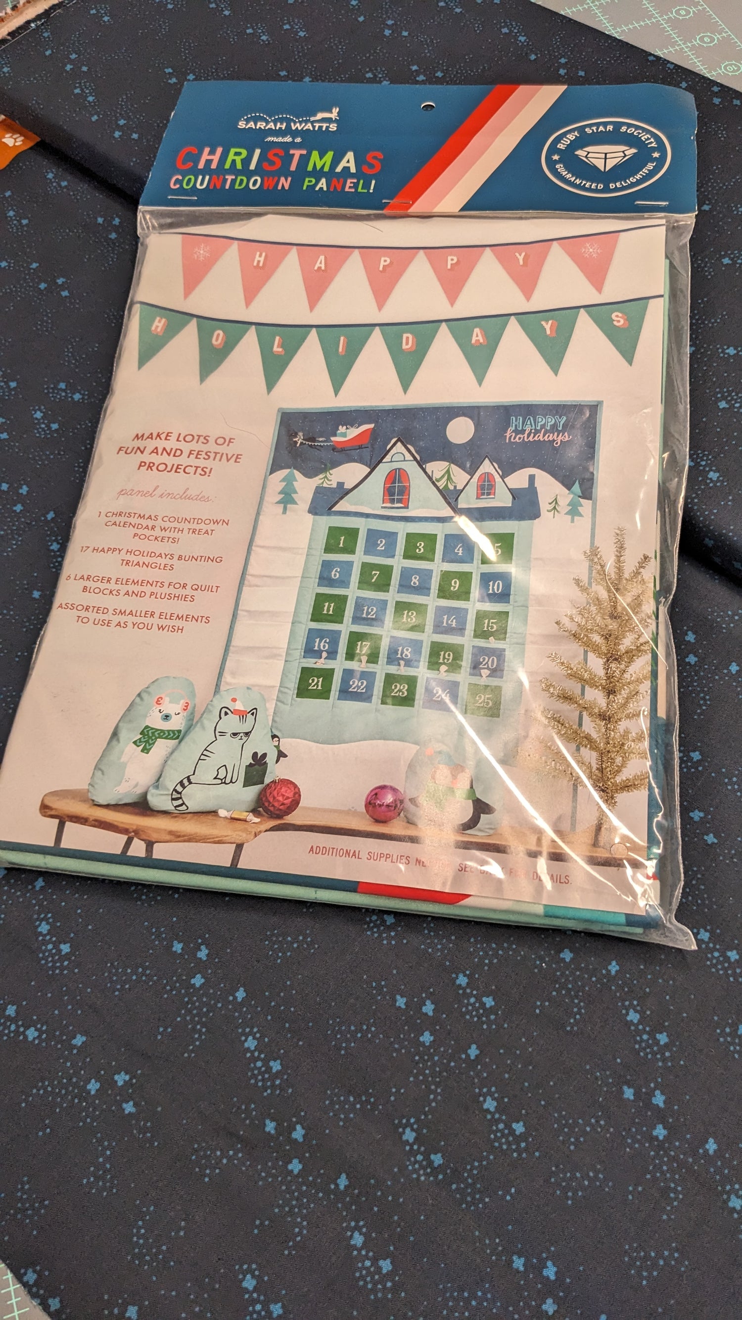 Peppermint Please || Ruby Star Society Christmas Countdown Quilting Project Kit