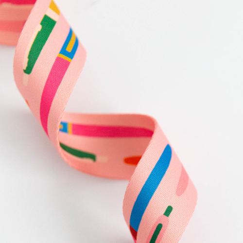 1.5" Pens Webbing || Balmy || Stitch Supply Co. || Half Yard