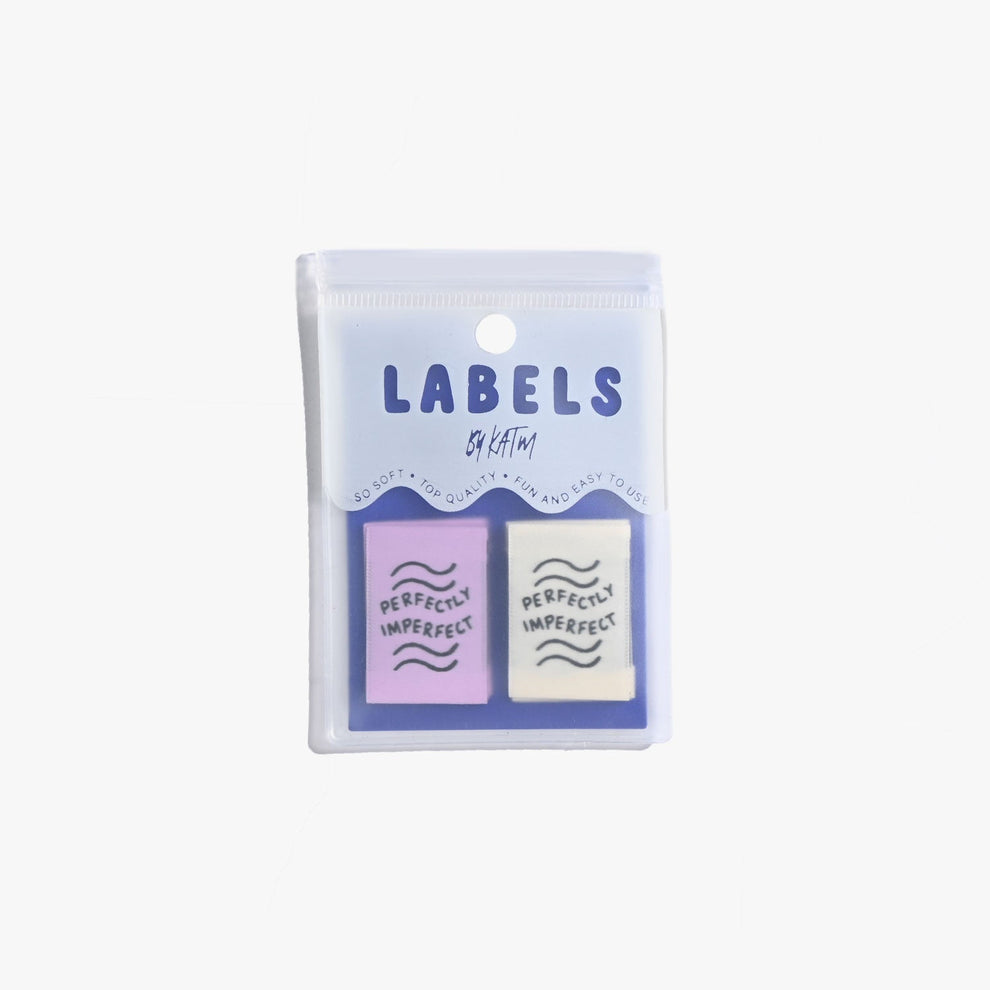 Perfectly Imperfect Woven Labels  || 6 Pack || Kylie and the Machine