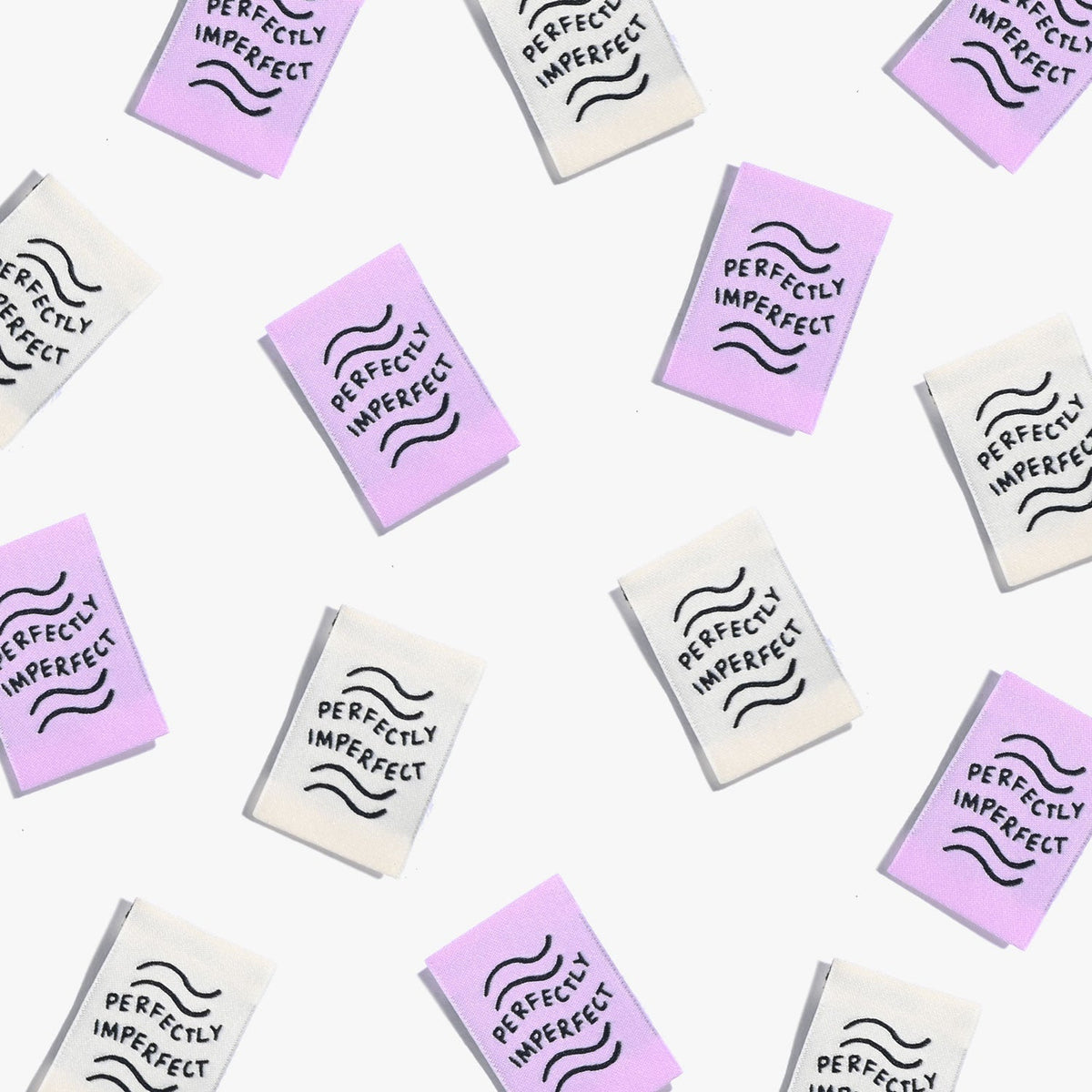 Perfectly Imperfect Woven Labels || 6 Pack || Kylie and the Machine