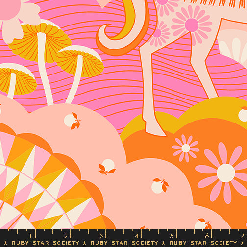 Carousel || Daydreamer Zinnia || Cotton Quilting Fabric