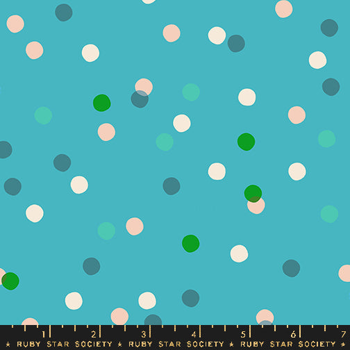Carousel || Spritz Dark Turquoise || Cotton Quilting Fabric