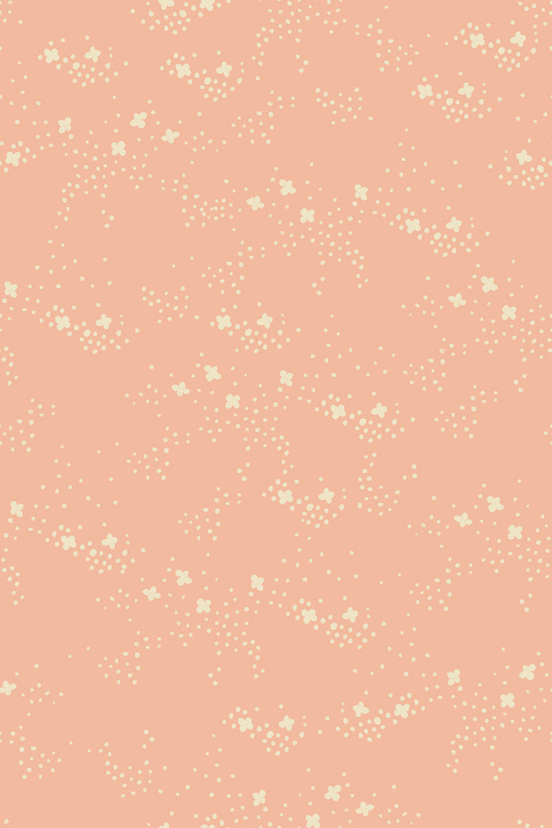 DOG PARK || Field Dahlia || Cotton Quilting Fabric Half Yard