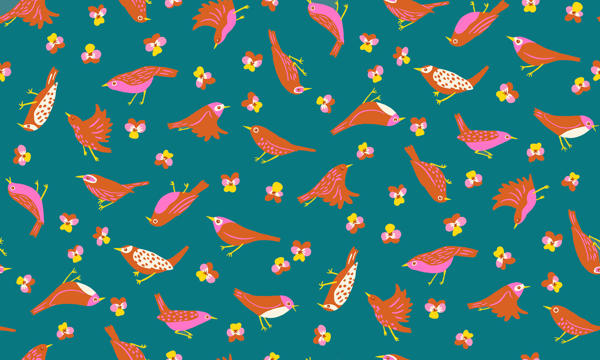 Bird Is the Word || Migration Storytime || Cotton Quilting Fabric