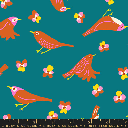 PREORDER Bird Is the Word || Migration Storytime || Cotton Quilting Fabric