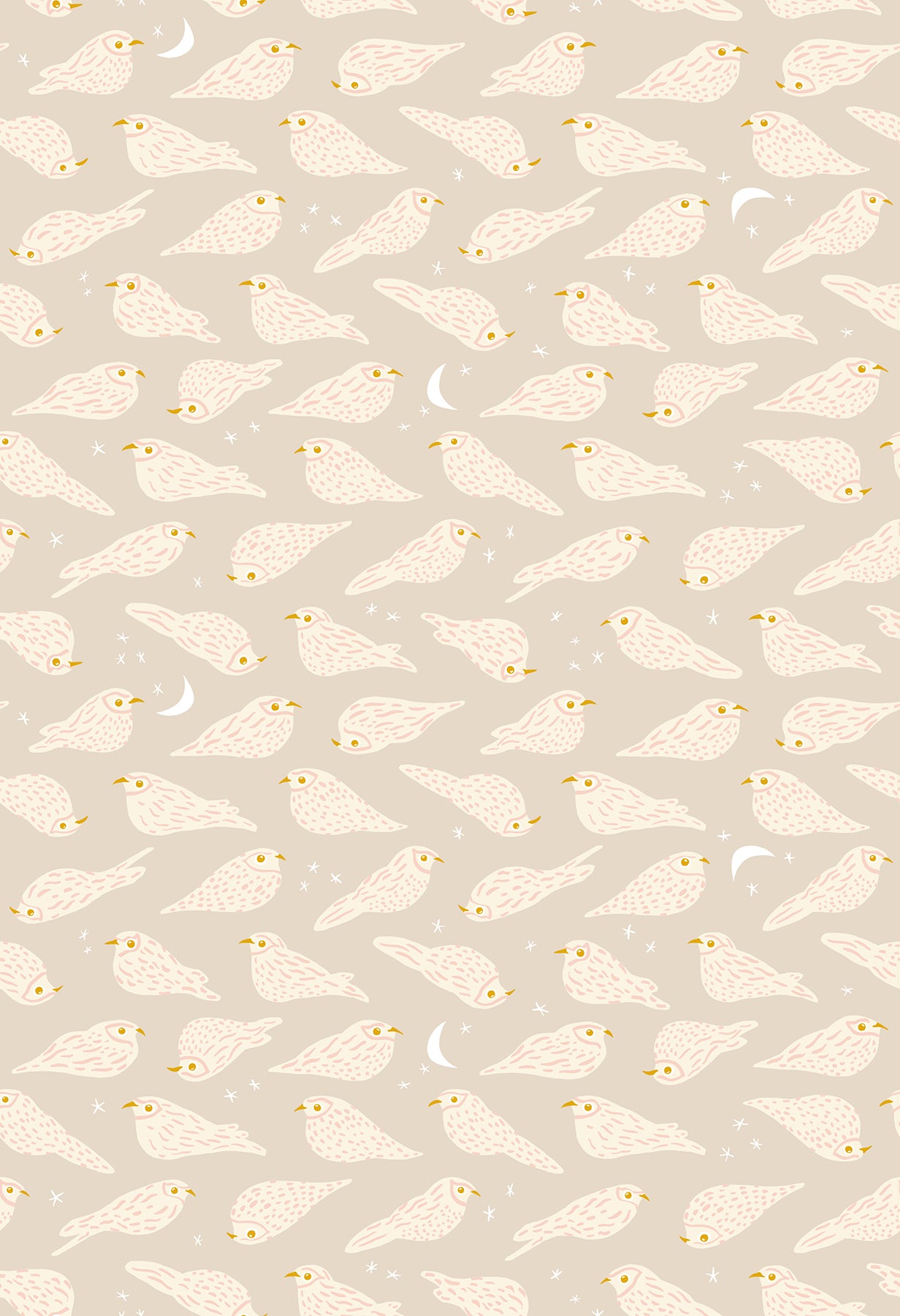 PREORDER Bird Is the Word || Whipporwill Sandbox || Cotton Quilting Fabric