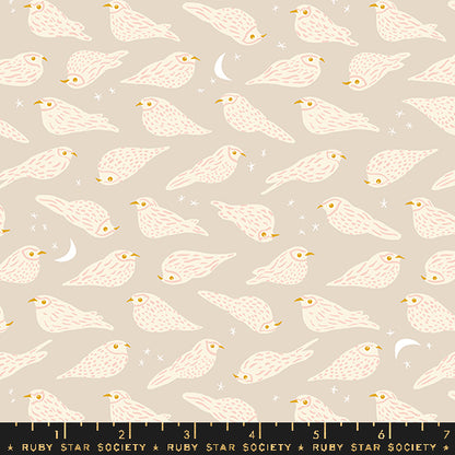 PREORDER Bird Is the Word || Whipporwill Sandbox || Cotton Quilting Fabric