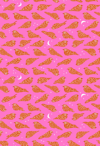 PREORDER Bird Is the Word || Whipporwill Lipstick || Cotton Quilting Fabric