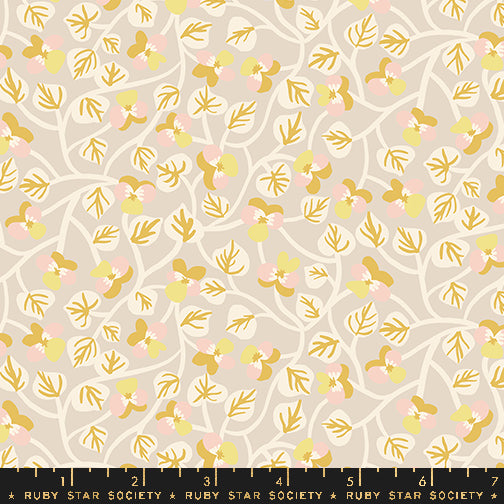 Bird Is the Word || Pansy Sandbox || Cotton Quilting Fabric