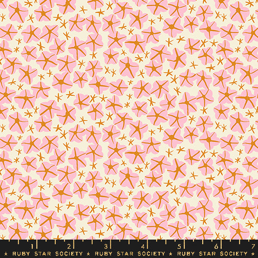Bird Is the Word || Moonflower Natural || Cotton Quilting Fabric