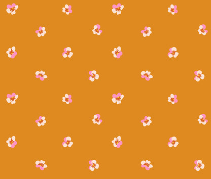 PREORDER Bird Is the Word || Violet Turmeric || Cotton Quilting Fabric