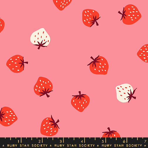 SEPT PREORDER Strawberry || Strawberry Toss Sorbet || Cotton Quilting Fabric