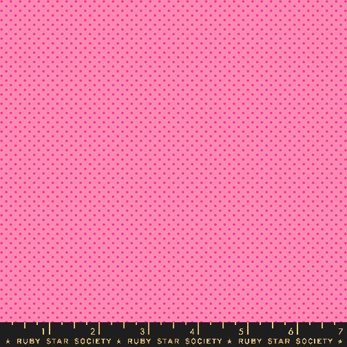 PREORDER Ooh Lucky Lucky || Mini Dot Lucky Pink || Cotton Quilting Fabric