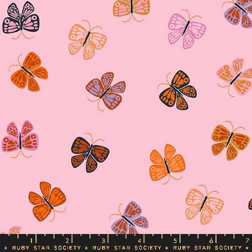 PREORDER Ooh Lucky Lucky || Butterfly Posy || Cotton Quilting Fabric