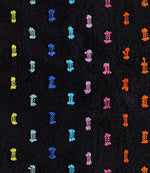 Warp and Weft Mystic Fable || Flicker Rainbow Black || Cotton Woven Quilting Fabric