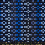Warp and Weft Mystic Fable || Flowers Black || Cotton Woven Quilting Fabric