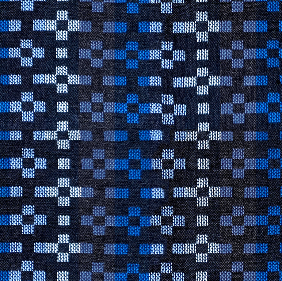 Warp and Weft Mystic Fable || Flowers Black || Cotton Woven Quilting Fabric