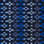 Warp and Weft Mystic Fable || Flowers Black || Cotton Woven Quilting Fabric