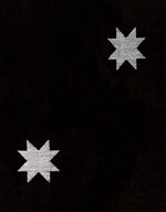 PREORDER Warp and Weft Mystic Fable || Quilt Star Black || Cotton Woven Quilting Fabric