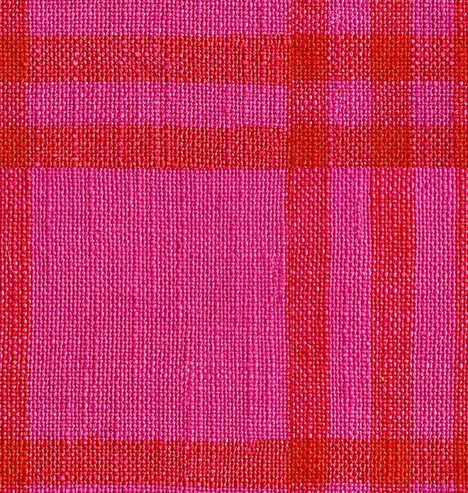 Warp and Weft Mystic Fable || Horizon Plaid Vivid Pink || Chore Coat Fabric HALF YARD