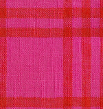 Warp and Weft Mystic Fable || Horizon Plaid Vivid Pink || Chore Coat Fabric HALF YARD