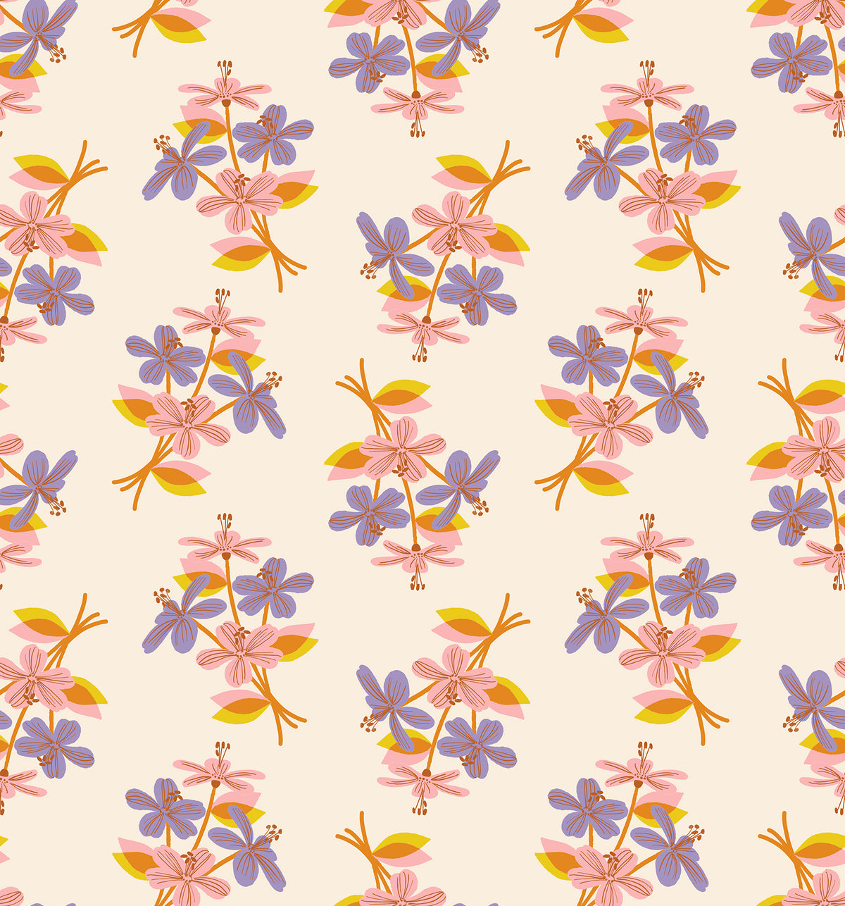 Favorite Flowers || 26 pc Fat Quarter Bundle || Cotton Quilting Fabric