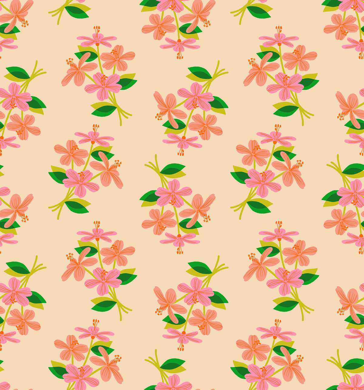 Favorite Flowers || 26 pc Fat Quarter Bundle || Cotton Quilting Fabric
