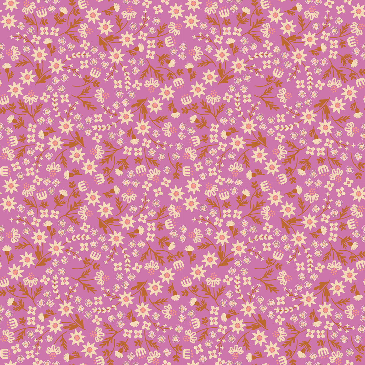 Favorite Flowers || 26 pc Fat Quarter Bundle || Cotton Quilting Fabric