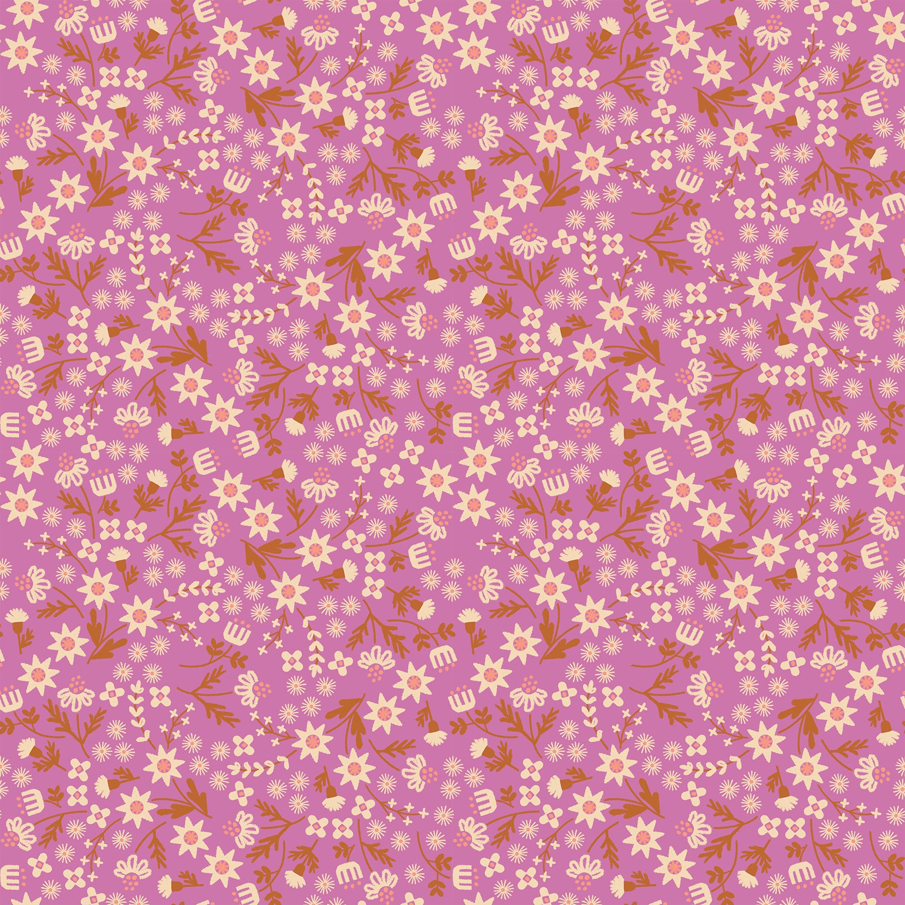 Favorite Flowers || 26 pc Fat Quarter Bundle || Cotton Quilting Fabric