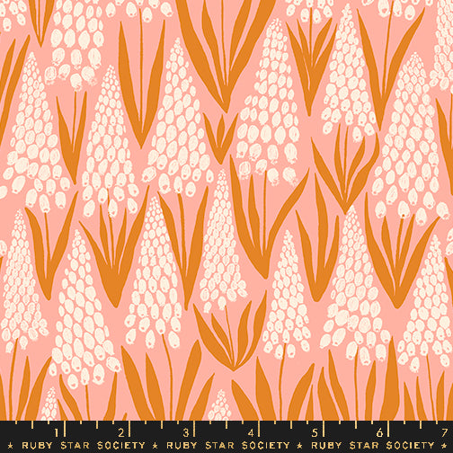 Endpaper || Muscari Bashful || Cotton Quilting Fabric