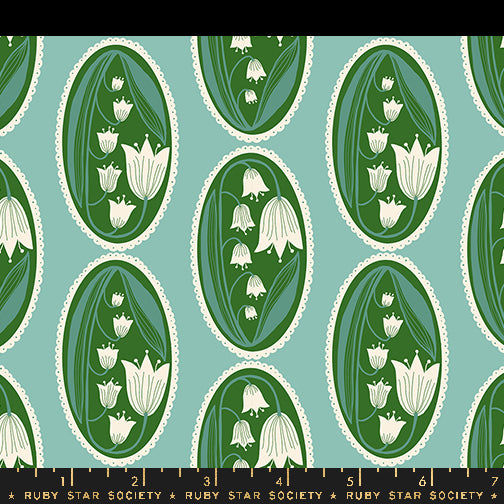 PREORDER Endpaper || Lily of the Valley Water || Cotton Quilting Fabric