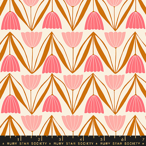 PREORDER Endpaper || Tulips Natural || Cotton Quilting Fab