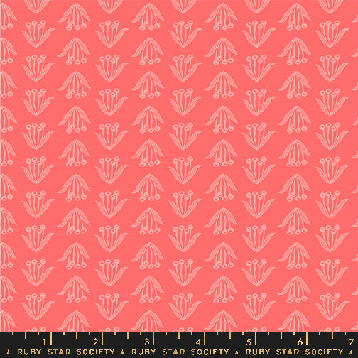 PREORDER Endpaper || Crocus Strawberry || Cotton Quilting Fabric