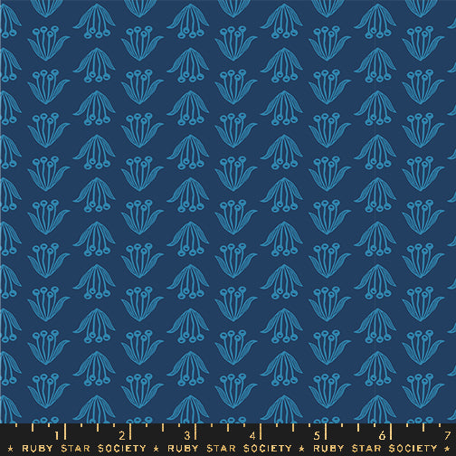 Endpaper || Crocus Bluebell || Cotton Quilting Fabric