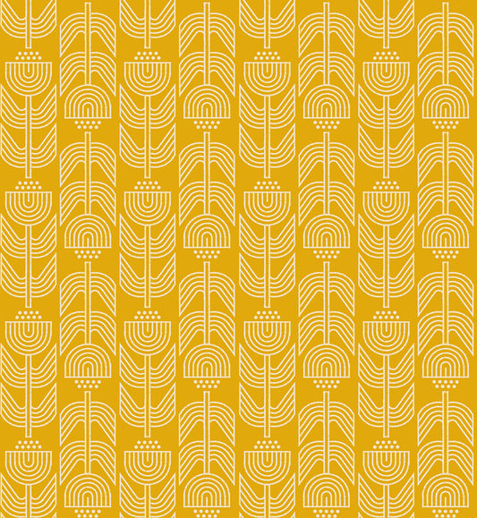 PREORDER Woodland Park || Ironworks Goldenrod || Cotton Quilting Fabric