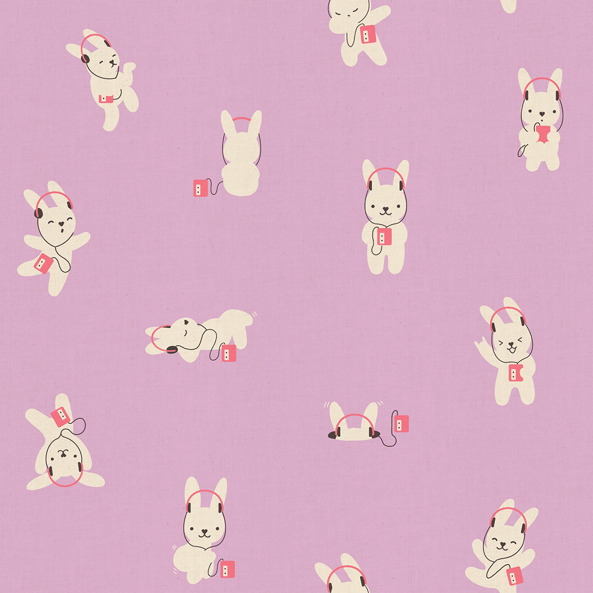 LOFI || Rabbeats Wisteria || Cotton Linen Quilting Sewing Fabric