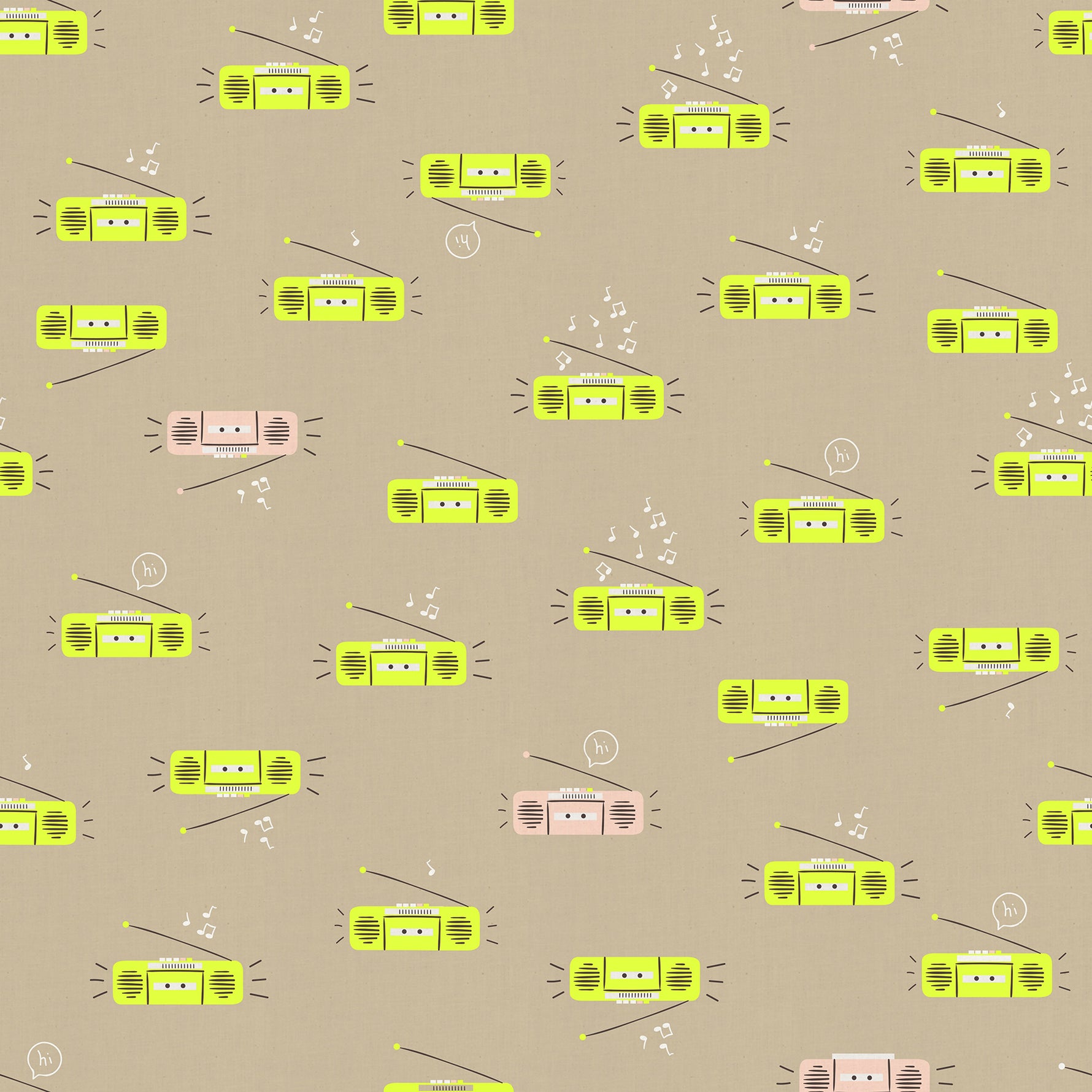 PREORDER LOFI || Boom Khaki || Cotton Linen Quilting Sewing Fabric