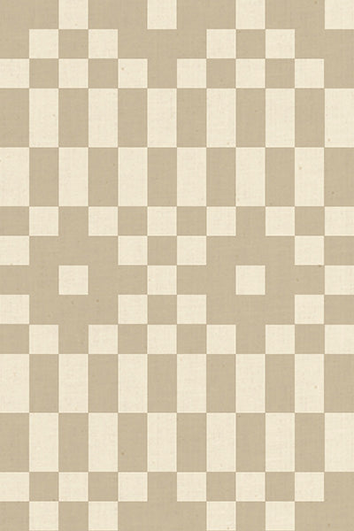 PREORDER LOFI || Bitmapped Khaki || Cotton Linen Quilting Sewing Fabric