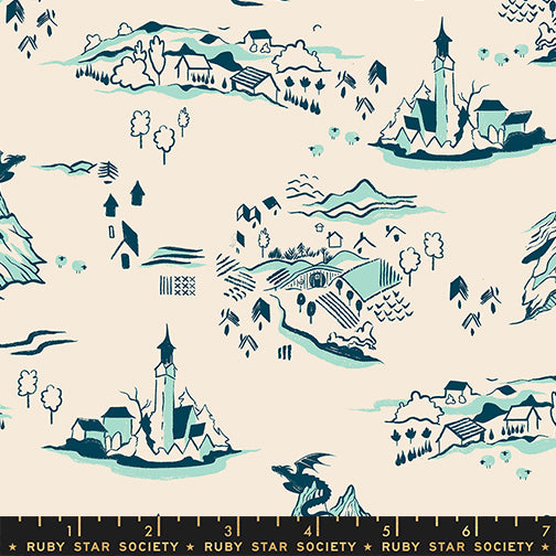 PREORDER FIRE GLOW || Mountain Town Frost || Cotton Quilting Fabric