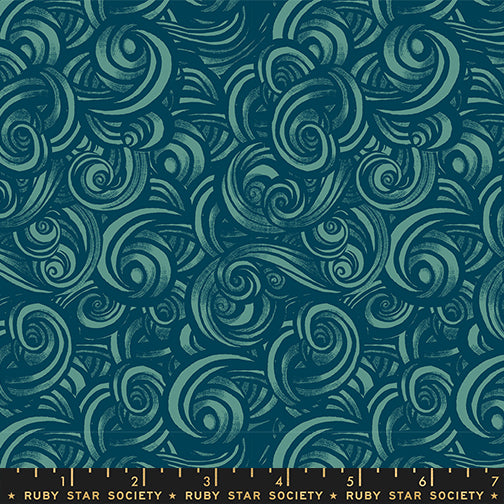 PREORDER FIRE GLOW || Smoke Watercress || Cotton Quilting Fabric