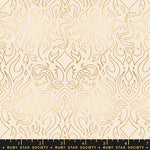 PREORDER FIRE GLOW || Scribe Shell (Metallic) || Cotton Quilting Fabric