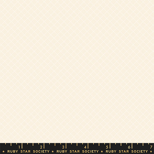 PREORDER Sugar Cone 2 || Grid on Point Natural || Cotton Quilting Fabric