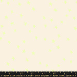 PREORDER FREAKY FAMILIARS || Starry Neon Yellow || Cotton Quilting Fabric